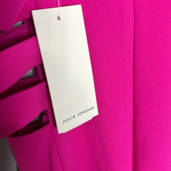 JULIA JORDAN Cutout Sheath Dress In Pink NWT Size 2 - Picture 5 of 6